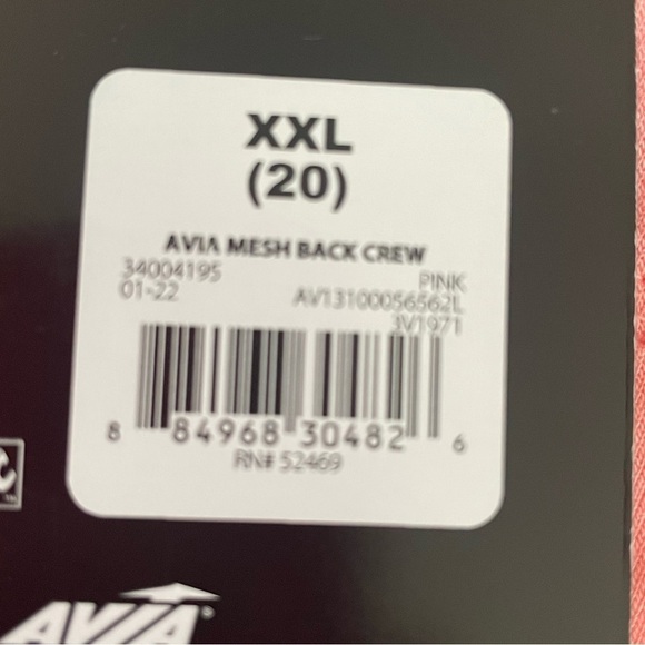 Avia Women’s Mesh Back Long Sleeve T-Shirt With Side Slit XXL 20 - Picture 8 of 14